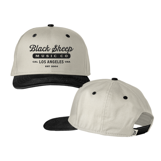 Black Sheep Music Co. Snapback Hat (Cream)