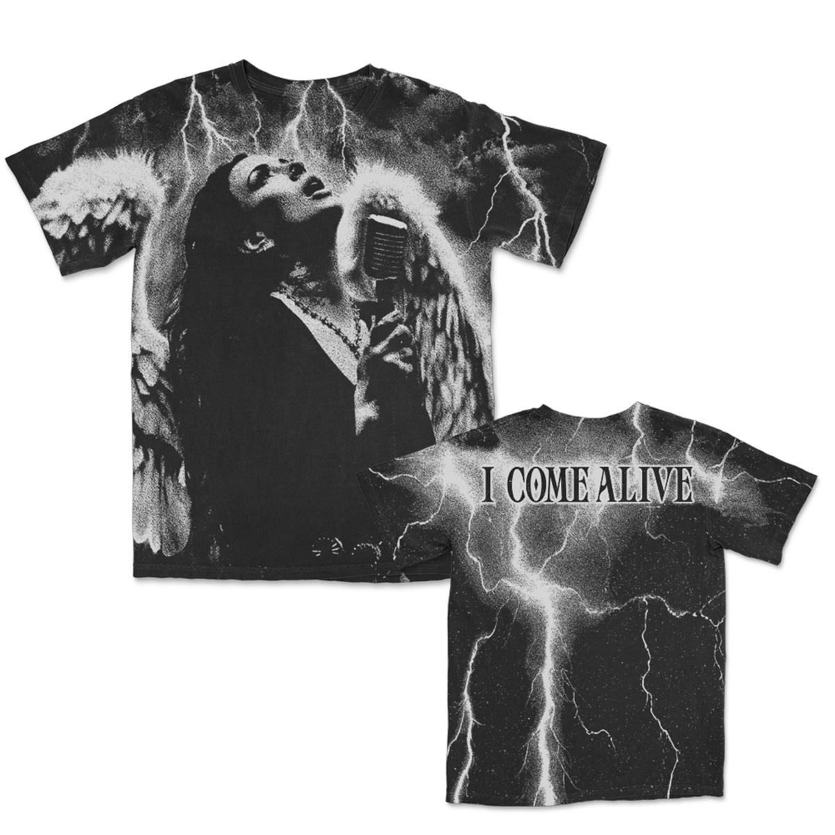 I Come Alive All Over Print T-Shirt