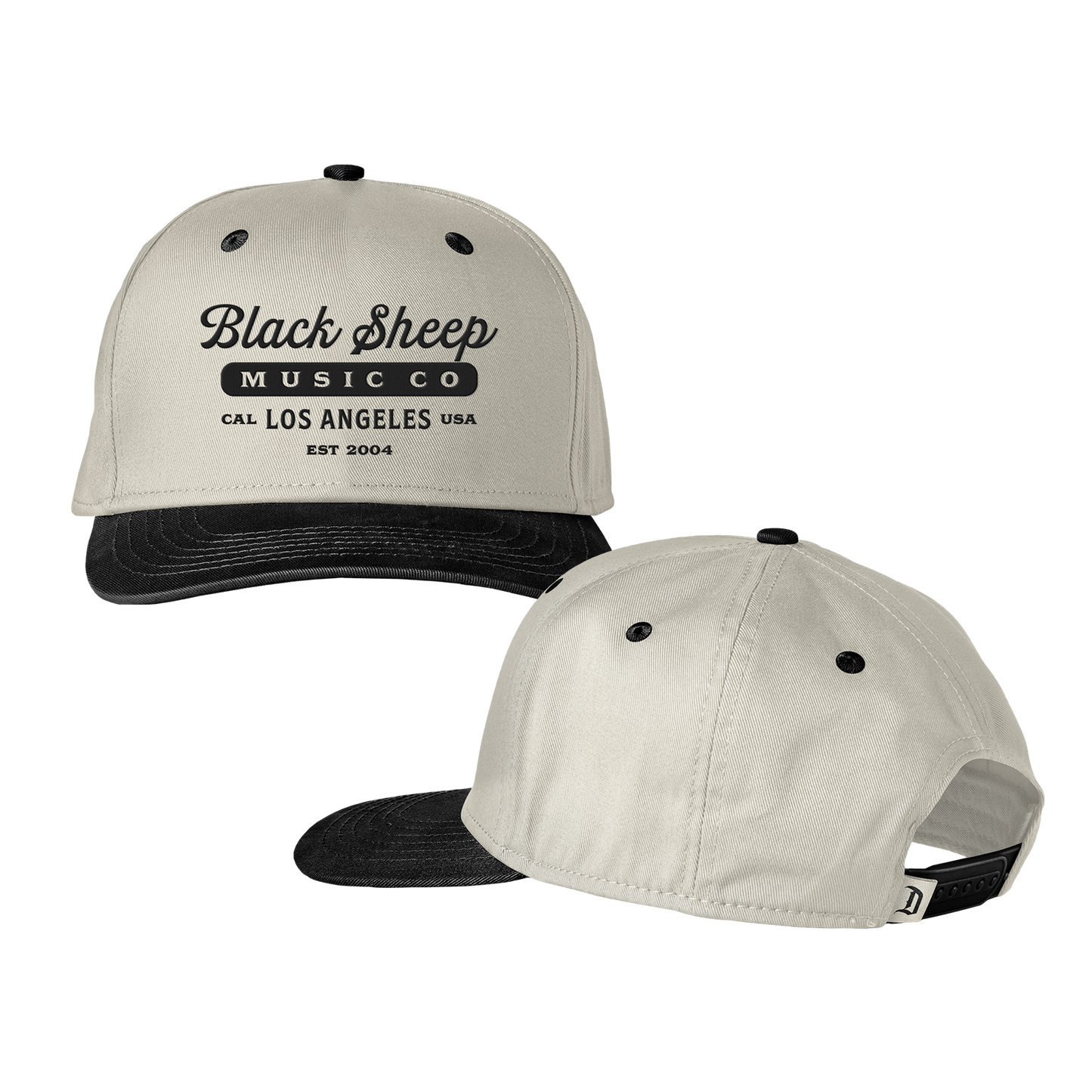 Black Sheep Music Co. Snapback Hat (Cream)