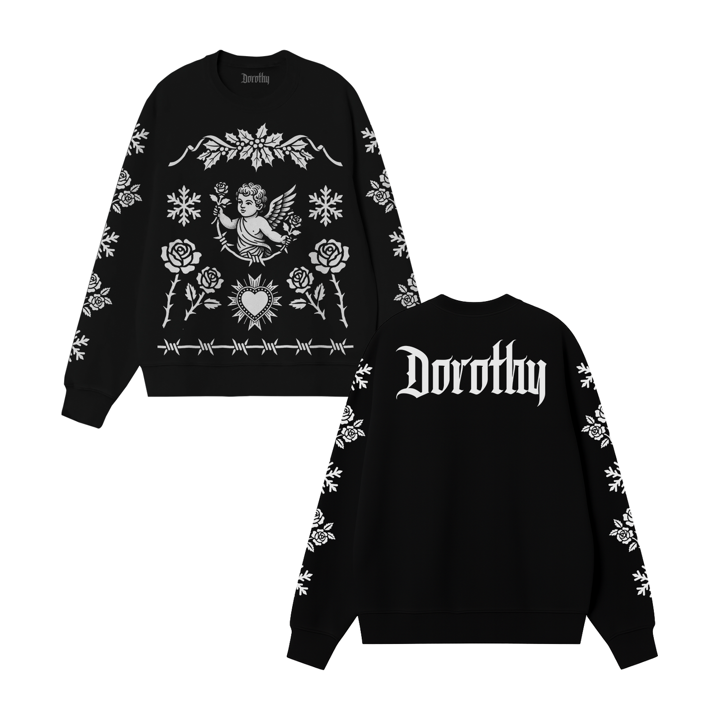 Holiday Crewneck Sweatshirt (Black)