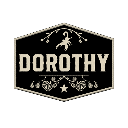 Scorpion Patch (Black/Cream)