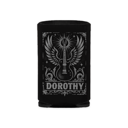 Winged Guitar Koozie (Black)